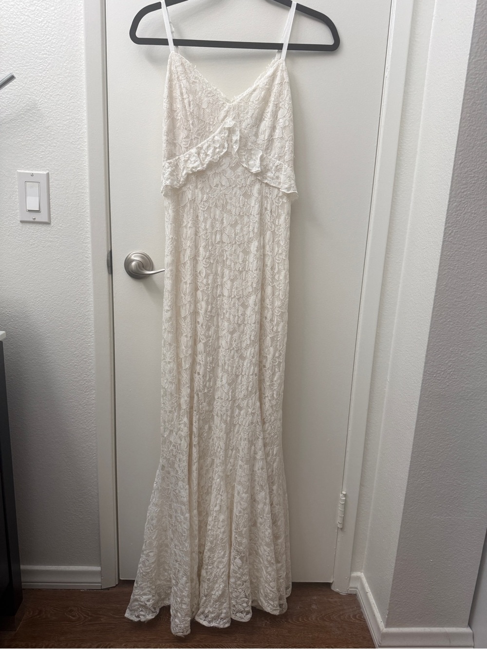 Steve Madden Cream Lace Slip Dress